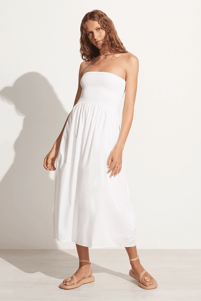Madella Midi Dress - White
