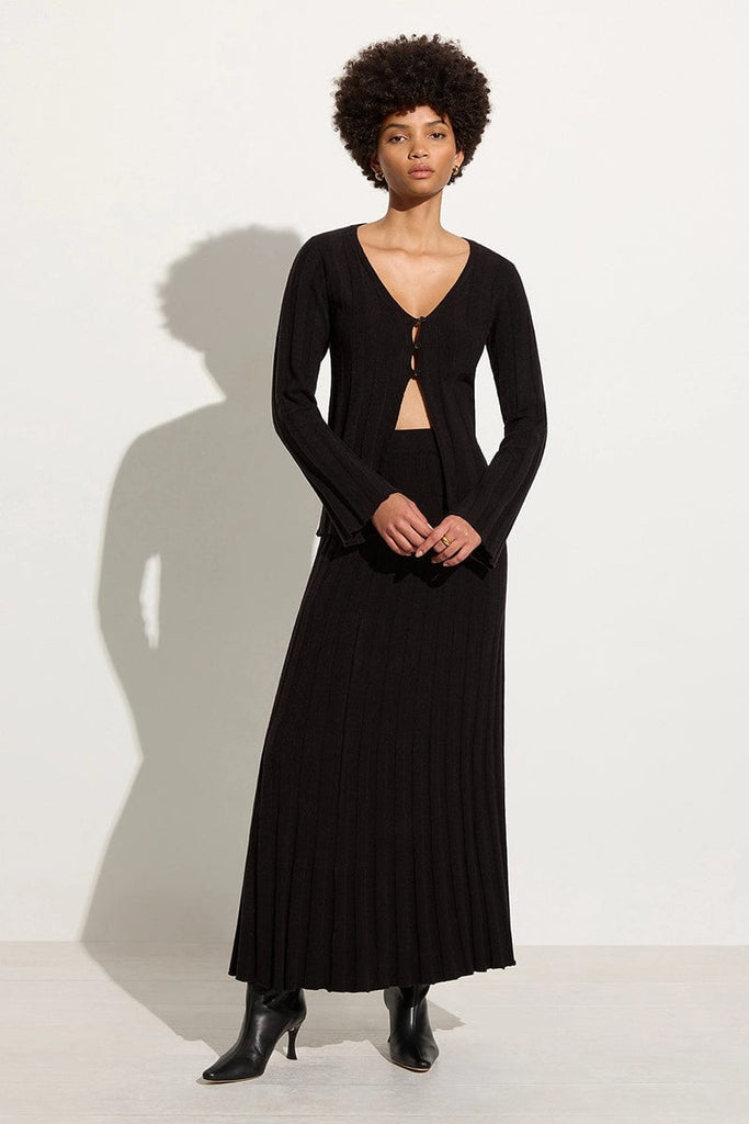 Mona Knit Skirt - Black