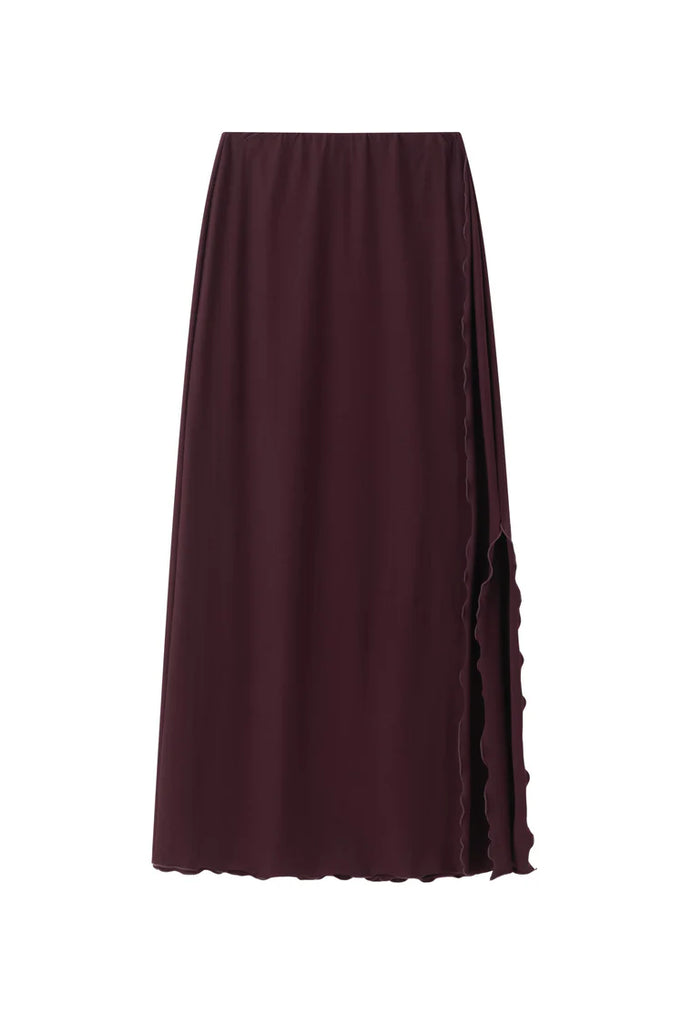 Venus jersey Skirt - Wine