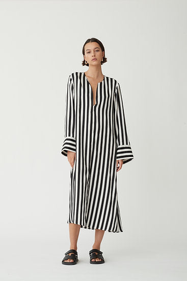 Chiara Dress - Black/White