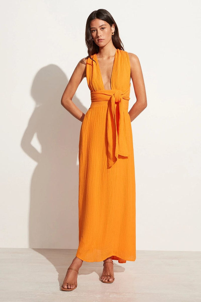 Tropiques Maxi Dress - Tangerine