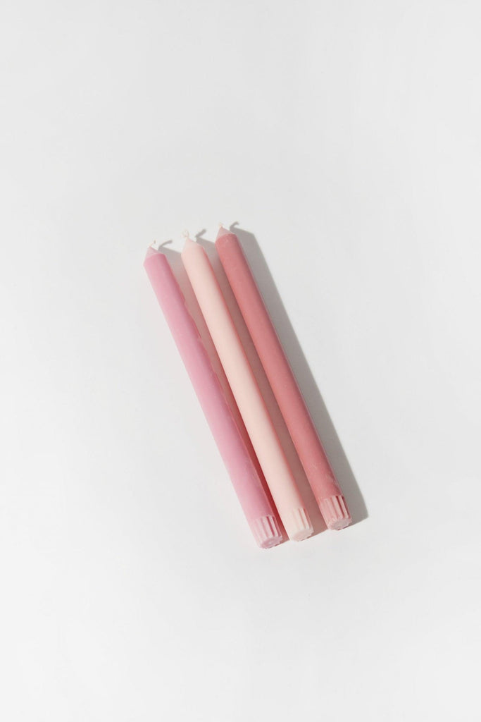 Aeyre Home - Tapered Candle Set - Pink - Freudian Kicks