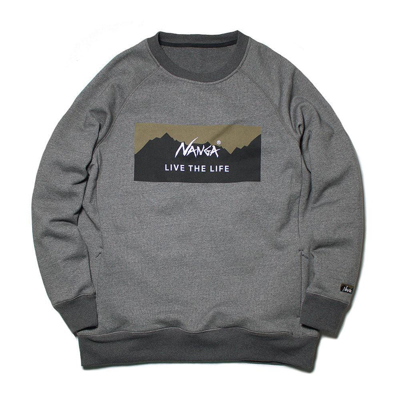 Nanga - Nanga Sweatshirt Live the Life - Grey - Freudian Kicks
